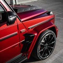 Crimson Mercedes-AMG G 63 Brabus 700 Widestar by Platinum Motorsport