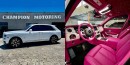 Rolls-Royce Cullinan White exterior and Pink interior for sale by Champion Motoring