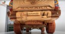 Wooden model of the Nissan Navara Pro-4X