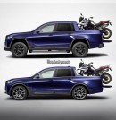 BMW X7 Pickup Off-Road Edition rendering by spdesignsest