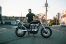 Custom Harley-Davidson Sportster and Tom Gilroy