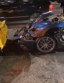 The Pagani Huayra Pearl was damaged in a crash for the second time since its 2016 delivery
