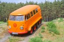 One-off Volkswagen Type 2 with tank tracks is up and running again