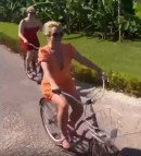 Britney Spears on Bike