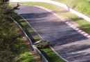 Opel Astra GTC Rolls Over in Extreme Nurburgring Crash