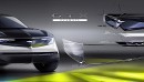Future front end of Opel cars