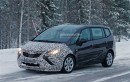 2017 Opel Zafira facelift spy shots