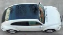 ORA Punk Cat will be a massive electric car compared to the original Volkswagen Beetle