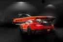Orange and Black Supercars for Halloween