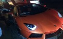 Lamborghini Aventador Crash in China
