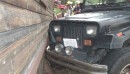 Jeep Wrangler crash