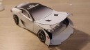Lexus LFA 10th anniversary paper car