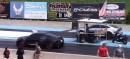 Audi R8 takes on an Audi RS 7 Sportback in a quarter mile race