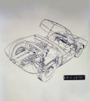 Early Ford GT40 sketch