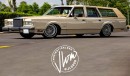 Original Lincoln Town Car rendered as 1980s Wagon by jlord8 on Instagram