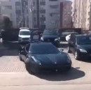 Car wash attendant tries to show off in someone else's Ferrari 458 Italia, predictably crashes it