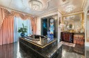 Main bathroom in the Timeless Tanglewood mansion, called Golden Throne