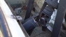 Overhead driveshaft with 24 u-joints