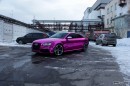Audi RS5 Chrome Purple Wrap