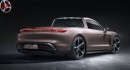 Porsche Taycan Ute - Rendering