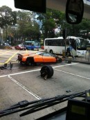 Pagani Zonda F Crash in Hong Kong