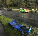 Pagani Zonda PS 760 UK crash