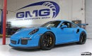 Mexico Blue Porsche 911 GT3 RS with custom GMG Racing exhaust