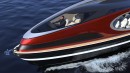 The Palladio concept is an all-carbon hybrid yacht that bets big on versatility, efficiency, and luxury
