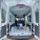 This Ford Transit is a wheelchair-accessible camper van