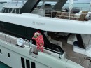 Paris Hilton and Carter Reum on Sunreef Yacht