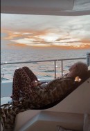Paris Hilton on Pronto Yacht