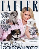 Paris Hilton on the cover of May 2021 of Tatler magazine
