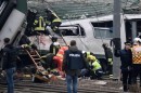 Train crash near Milan