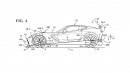 General Motors active aero patent - vehicle ride-height determination for control of vehicle aerodynamics