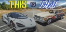 Peculiar Looking Station Wagon Drag Races McLaren 765LT, Someone Gets Walked