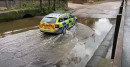 Police Going After the Drivers that Sped Through the Puddle