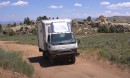 Percy the WanderBox is a 2003 Mitsubishi Fuso converted into the perfect mobile home