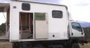 Percy the WanderBox is a 2003 Mitsubishi Fuso converted into the perfect mobile home