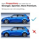 Perfect Car Proportions Explained With German Hatchbacks: All Based on Wheel Size