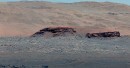 Martian terrain in the Jezero Crater