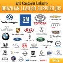 Automakers liked to Brazilian leather supplier JBS
