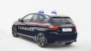 Peugeot 308 GTi Hot Hatch Delivered to Carabinieri