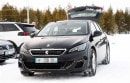 Peugeot 508 mule with modified 308 SW body