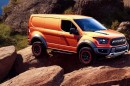 2023 Ford Transit Raptor rendering by automotive.ai