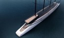 Phoenicia is a sailing yacht concept inspired by Greek triremes