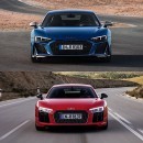 2020 Audi R8 vs. 2015 Audi R8 photo comparison