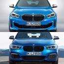 2020 BMW 1 Series vs. 2017 BMW 1 Series front
