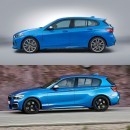 2020 BMW 1 Series vs. 2017 BMW 1 Series side