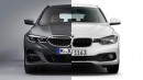 2020 BMW 3 Series Touring vs. 2016 BMW 3 Series Touring front