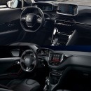 2020 Peugeot 208 vs. 2015 Peugeot 208 interior